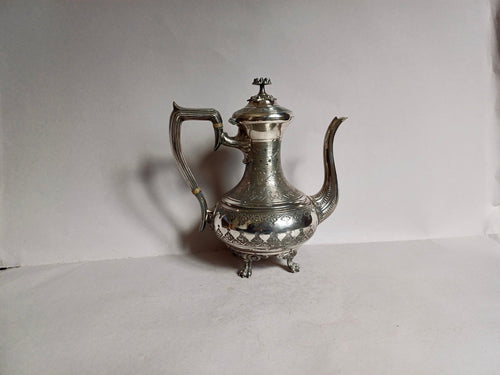 Antiek Zilveren Theepot