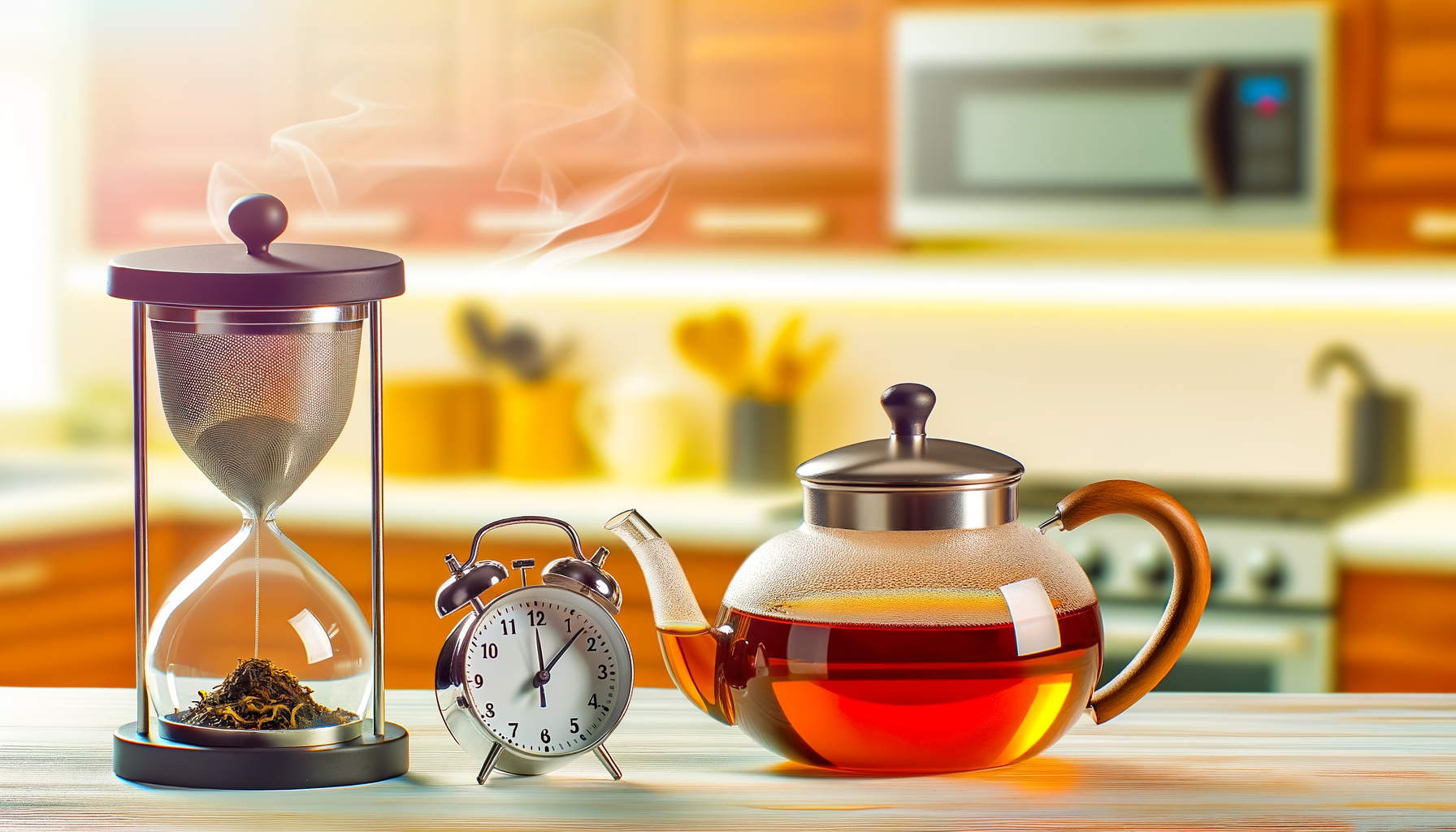 Hoe lang blijft thee heet in een theepot?