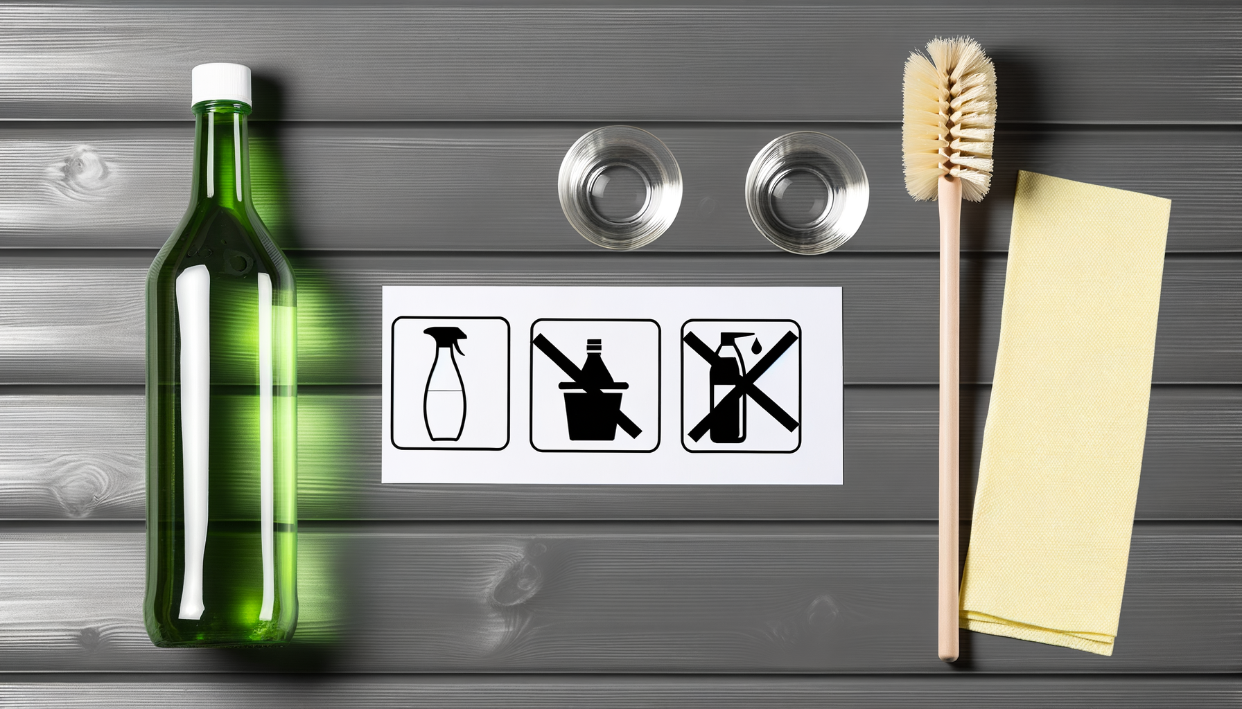 Wat mag je niet schoonmaken met azijn?