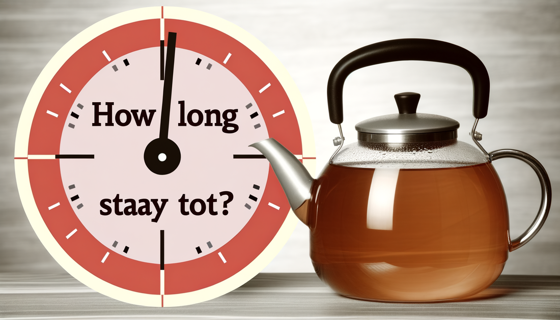 Hoe lang blijft thee heet in een theepot?