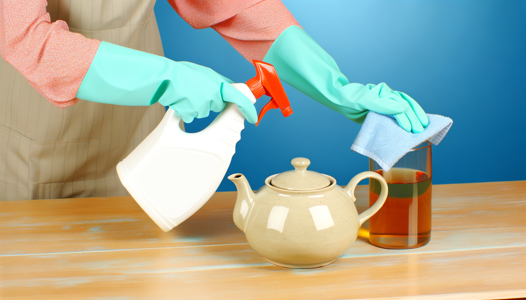 Kan ik schoonmaakazijn gebruiken om mijn theepot te reinigen?