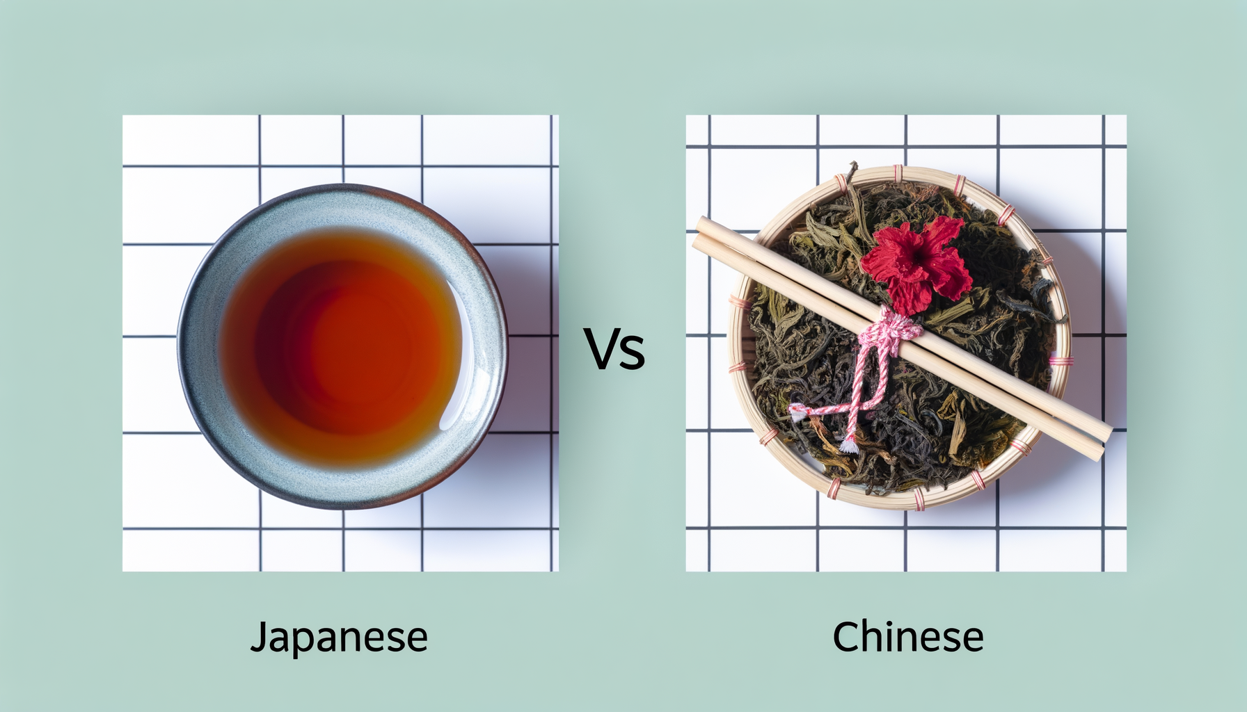 Wat is het verschil tussen Japanse en Chinese thee?