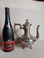 antiek zilveren theepot