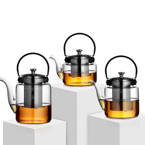 Doorzichtige Theepot