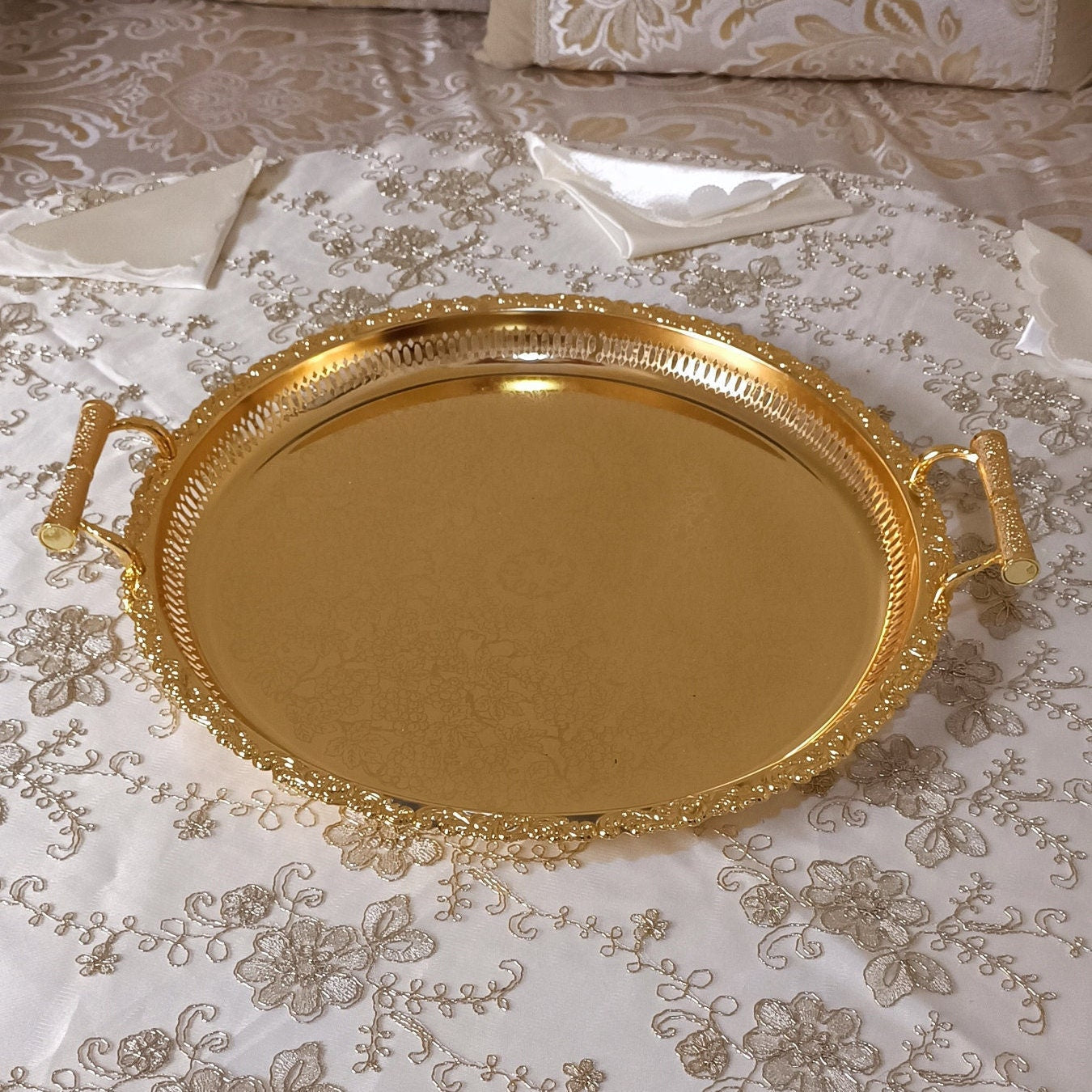 gouden marokkaanse theepot