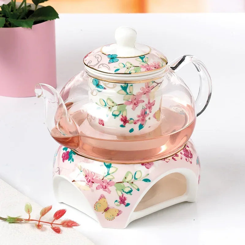 sakura theepot met warmer