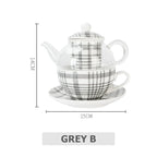 theepot 1 persoon - Grijs B